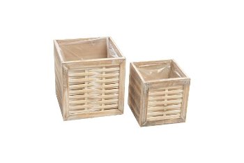 wooden/bamboo planter drawer