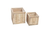 wooden/bamboo planter drawer