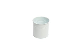 zinc pot, round