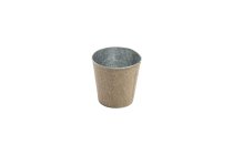 zinc/jute pot