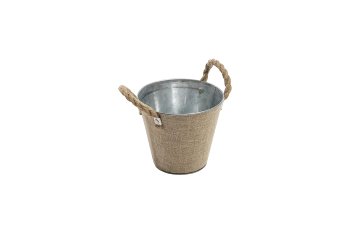 zinc/jute pot