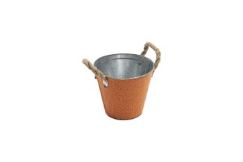 zinc/jute pot