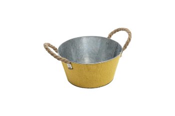 zinc/jute pot