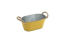 zinc/jute pot