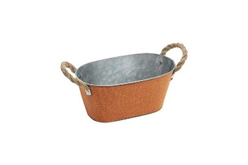 zinc/jute pot