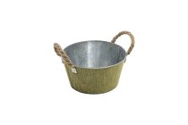 zinc/jute pot