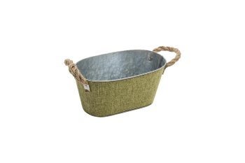 zinc/jute pot