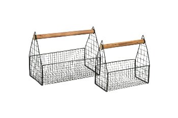 wire handle-basket