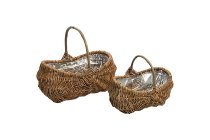 willow basket w handle