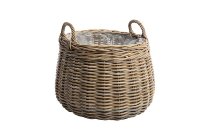 rattan planter basket