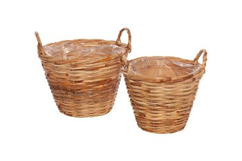 Rattan-Pflanzkorb