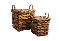 cane planter basket