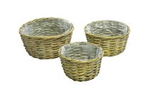 split willow planter basket