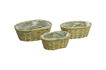 split willow planter basket