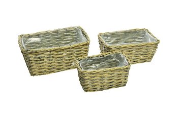 split willow planter basket