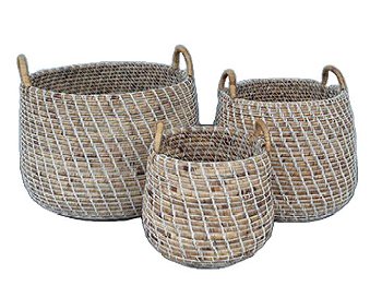 water hyacinth basket w handle