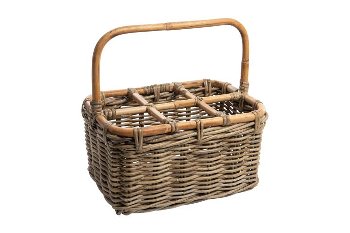 rattan bottle basket