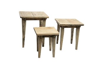 Holz-Hocker