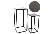 metal/stone-side tables