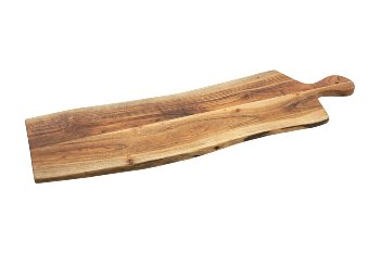 acacia tray w/ live edge