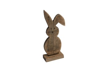 Holz-Hase mit Knickohr