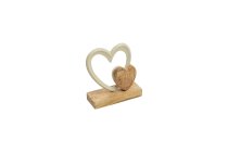 Aluminium/Mangowood-Heart