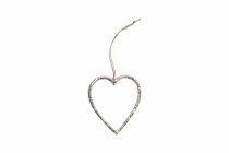 aluminium heart hanger