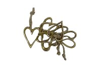 metal heart hanger
