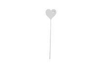 metal heart on stick