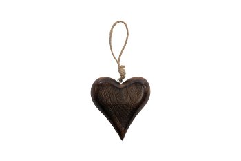 mangowood heart-hanger