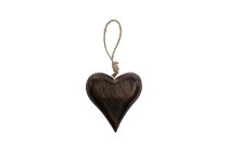 mangowood heart-hanger