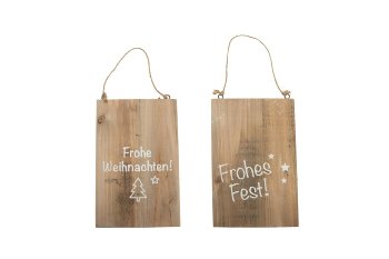 wooden signs for hanging, assorted