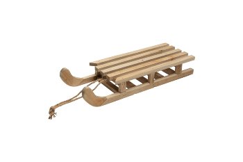 wooden sledge