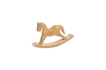 mango wood rocking horse