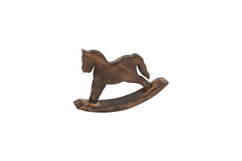 mango wood rocking horse