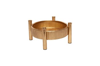 metal tray with 4 candleholder