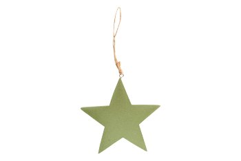 wooden/velvet star hanger