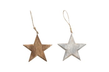 wooden star, assorted