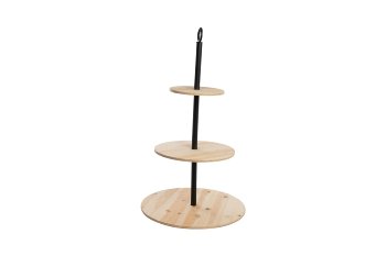 Holz-Etagere