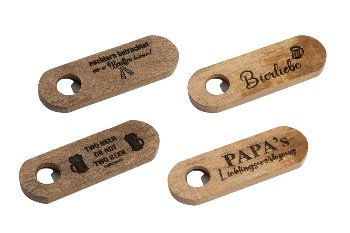 mangowood bottle opener, assorted