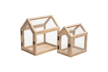 wooden greenhouse