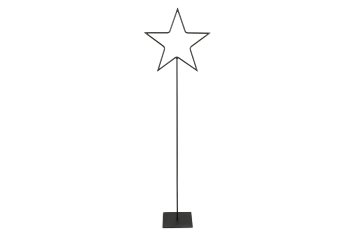 metal star on metal plate